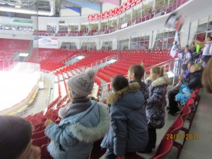 Детский сад №470 на ледовой арене Трактор. Челябинск, январь 2014г.